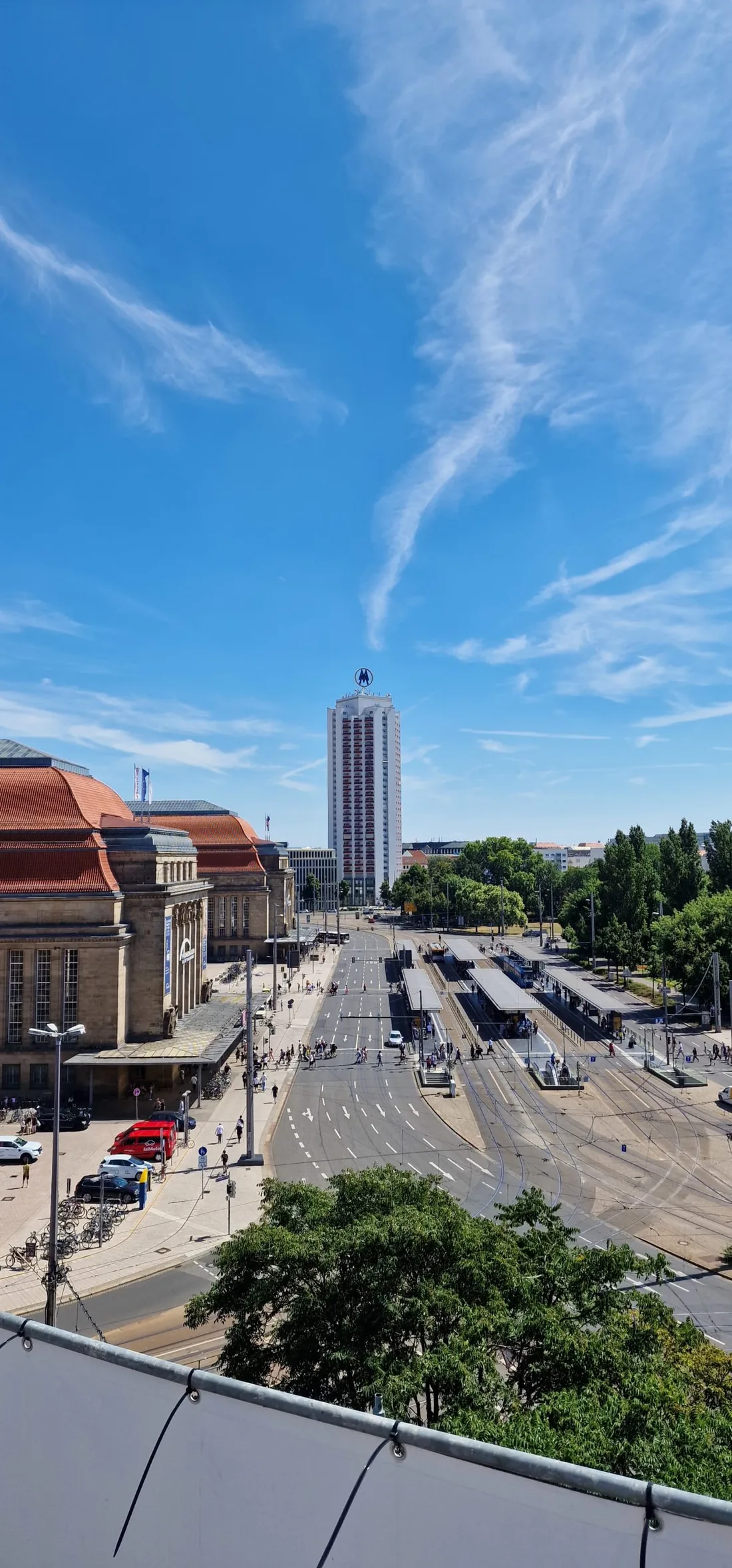 Fassadengerüst am Grand Hotel Astoria Leipzig
