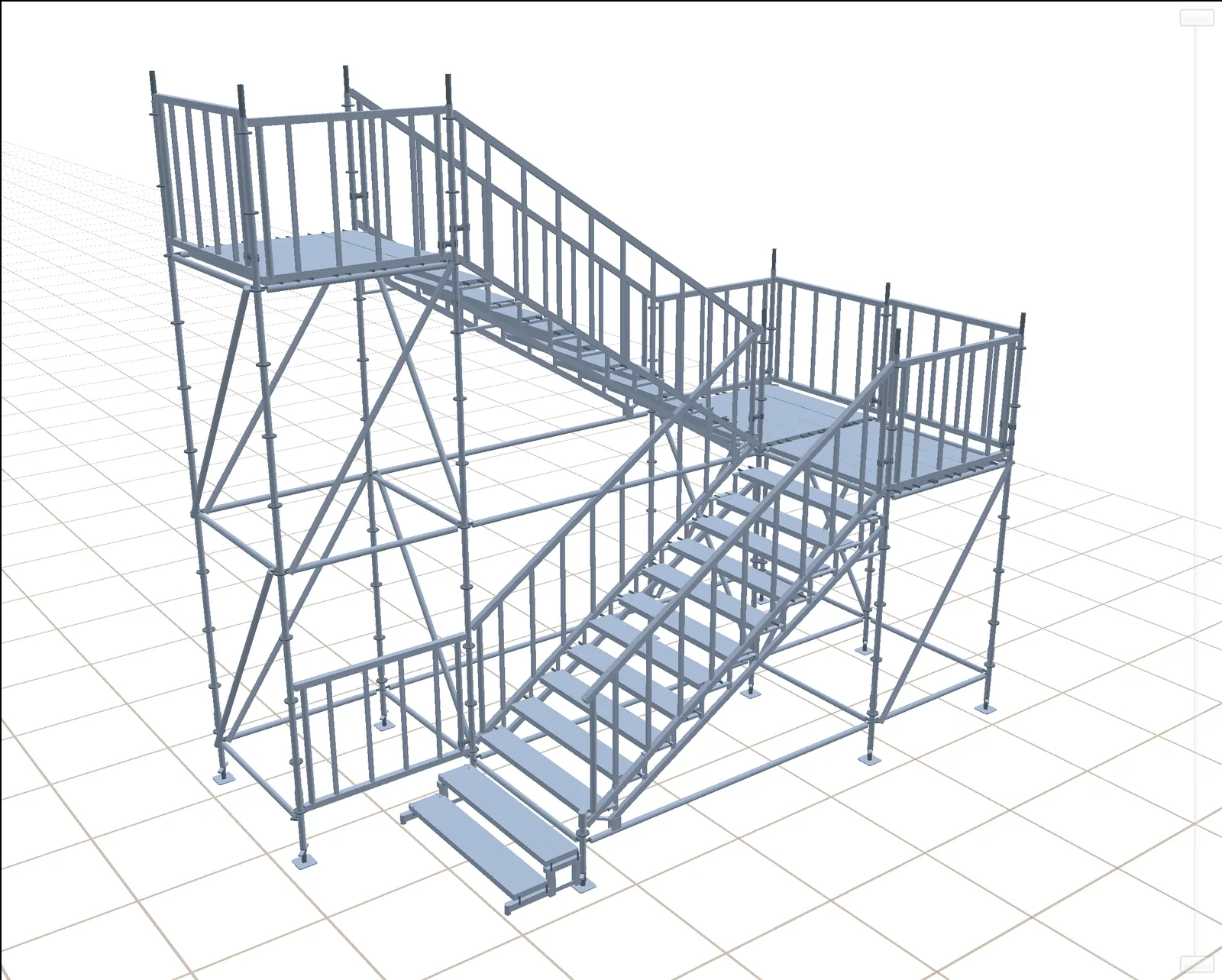 CAD-Zeichnung Treppenturm